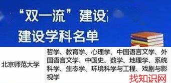 北京师大双一流学科