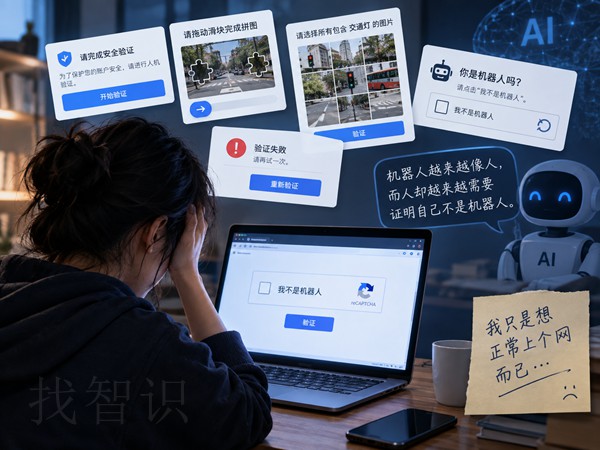 网络困局：AI越来越像人，人却要反复证明自己不是机器人